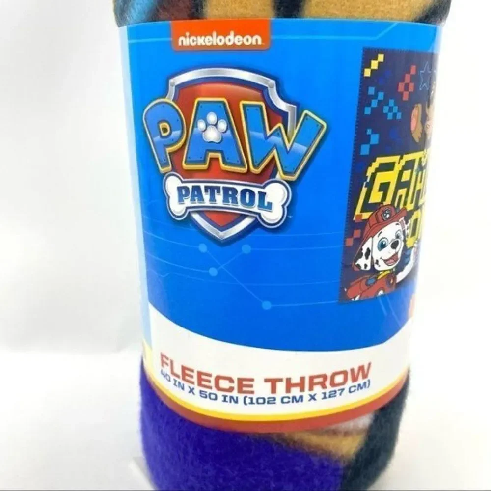 Nickelodeon Paw Patrol Fleece Throw Blanket New